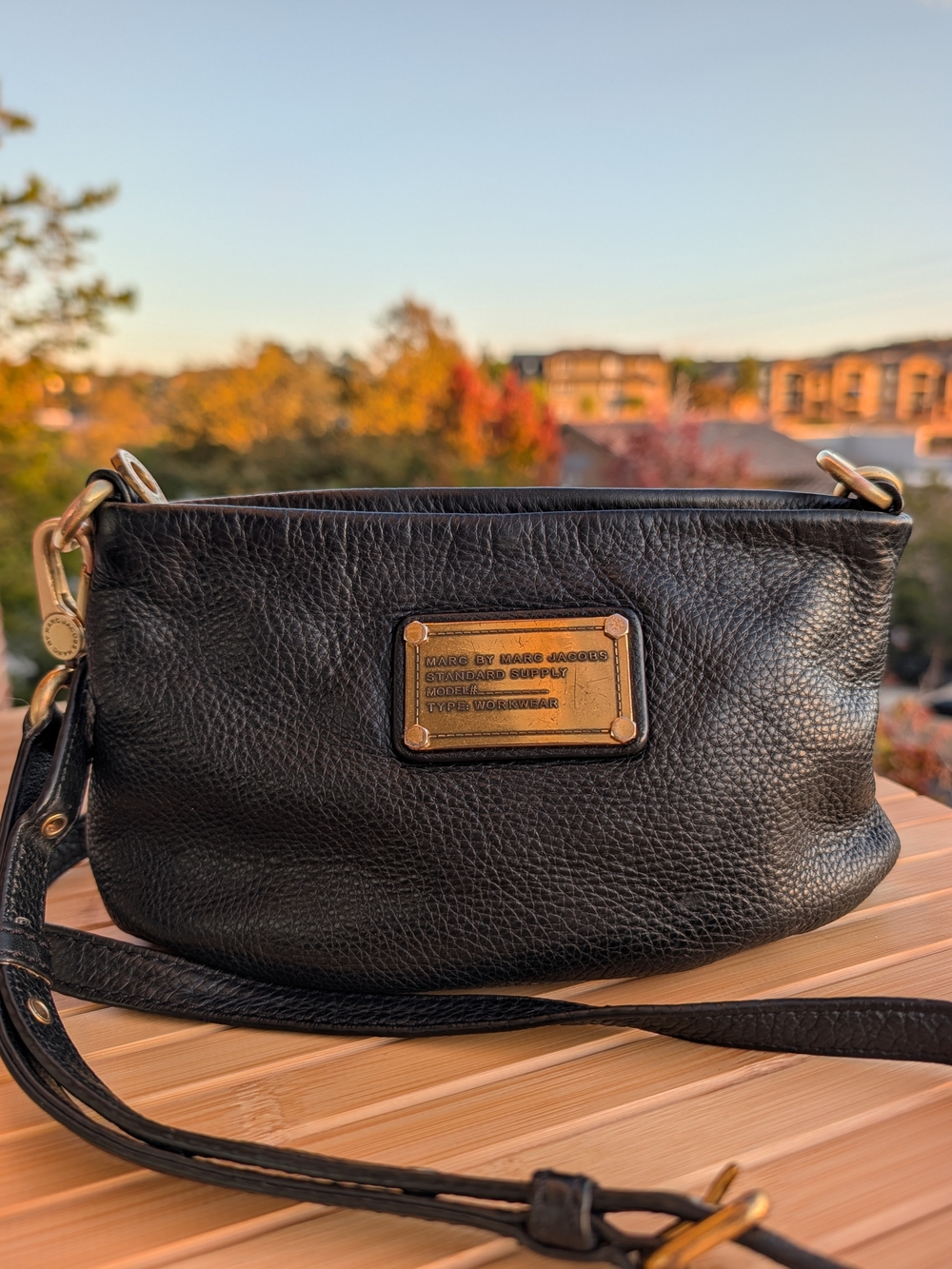 Marc by Marc Jacobs Standard Supply Black Leather Crossbody Bag